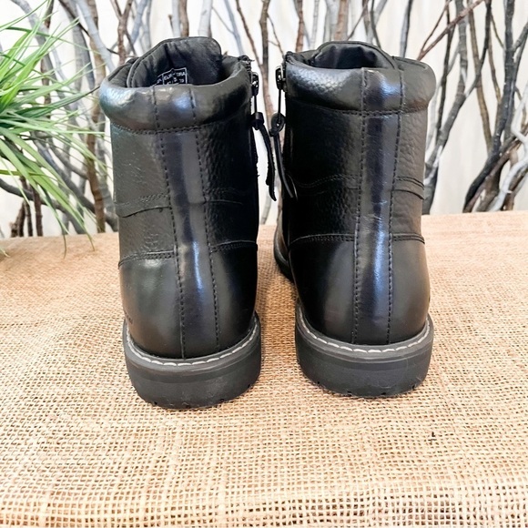 NEW Mark Nason Men’s Lace Up Black Boots Size 8 - Picture 5 of 13